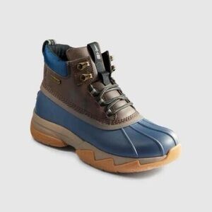 GH Bass Outdoor Field Duck Boots Blue Brown Waterproof Sz 5 BNWB